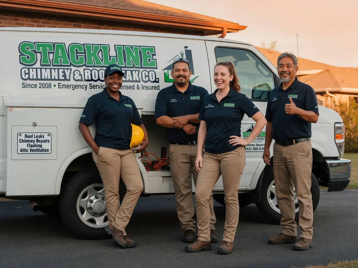 Chimney flashing repair company in Cherry Valley, AR